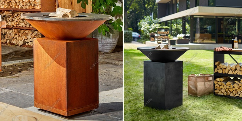 Corten open pit bbq Corten open pit bbq