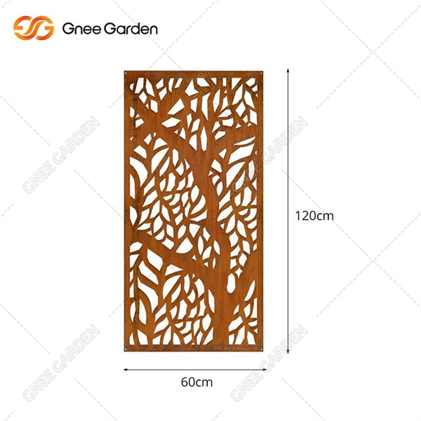 A corten steel screen 2 A corten steel screen 2
