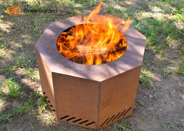 Camping Brazier Custom Outdoor Portable Fire Pit Corten Steel