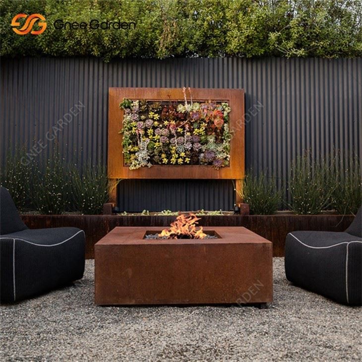Corten Steel Fire Pits For Outdoor Garden