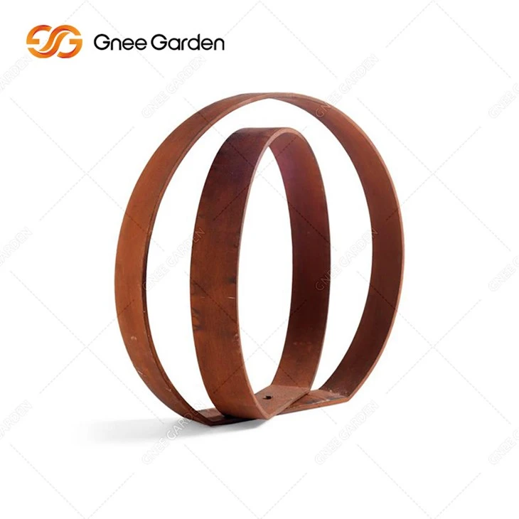 Aço Corten Escultura Decoração Jardim Arte Decoração Moderna