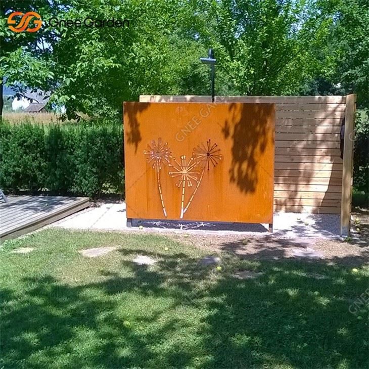 Laser Cutting Corten Steel Screen Panels
