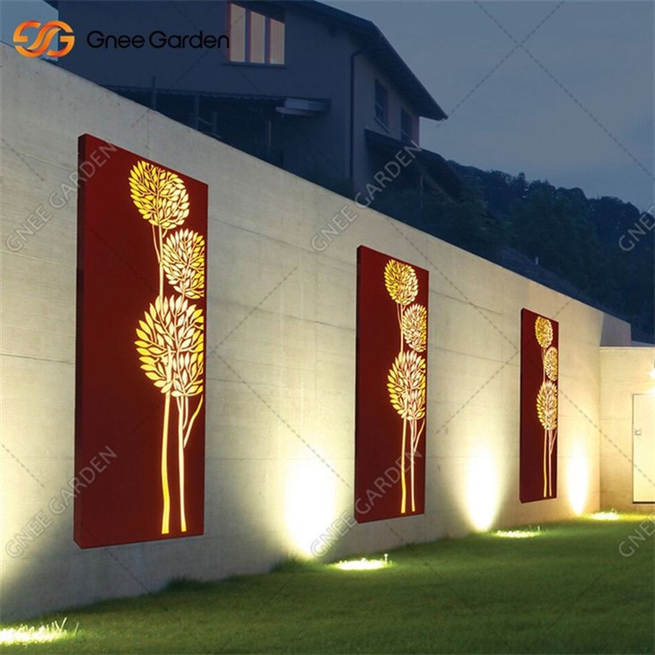 Laser Cutting Corten Steel Screen Panels