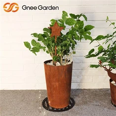 Decorações em aço Corten