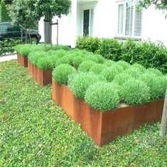 Bordas de gramado em aço Corten para bordas de jardim de metal