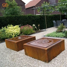 Cachoeira Artificial Metálica em Aço Corten