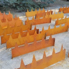 Canteiros suspensos em aço corten