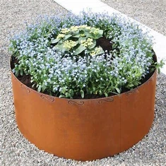 Corten Steel Design Simples Borda decorativa de jardim de metal de alta qualidade