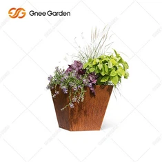 Caixa para plantador personalizada. Floreiras em aço Corten