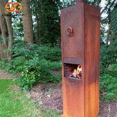 Lareira moderna a lenha