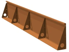 Borda de gramado para jardim de metal ao ar livre Borda de jardim em aço Corten