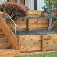 Laços de ferrovia para jardins