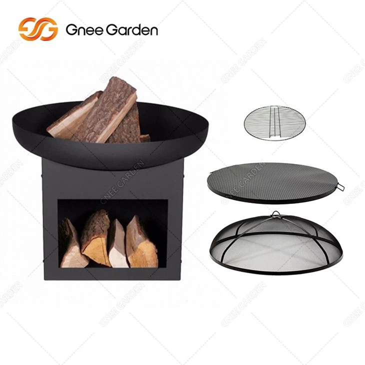 High-Strength Weathering Steel Fire Pit BBQ Grill