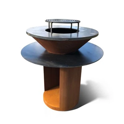 Churrasqueira Corten ao ar livre estilo europeu